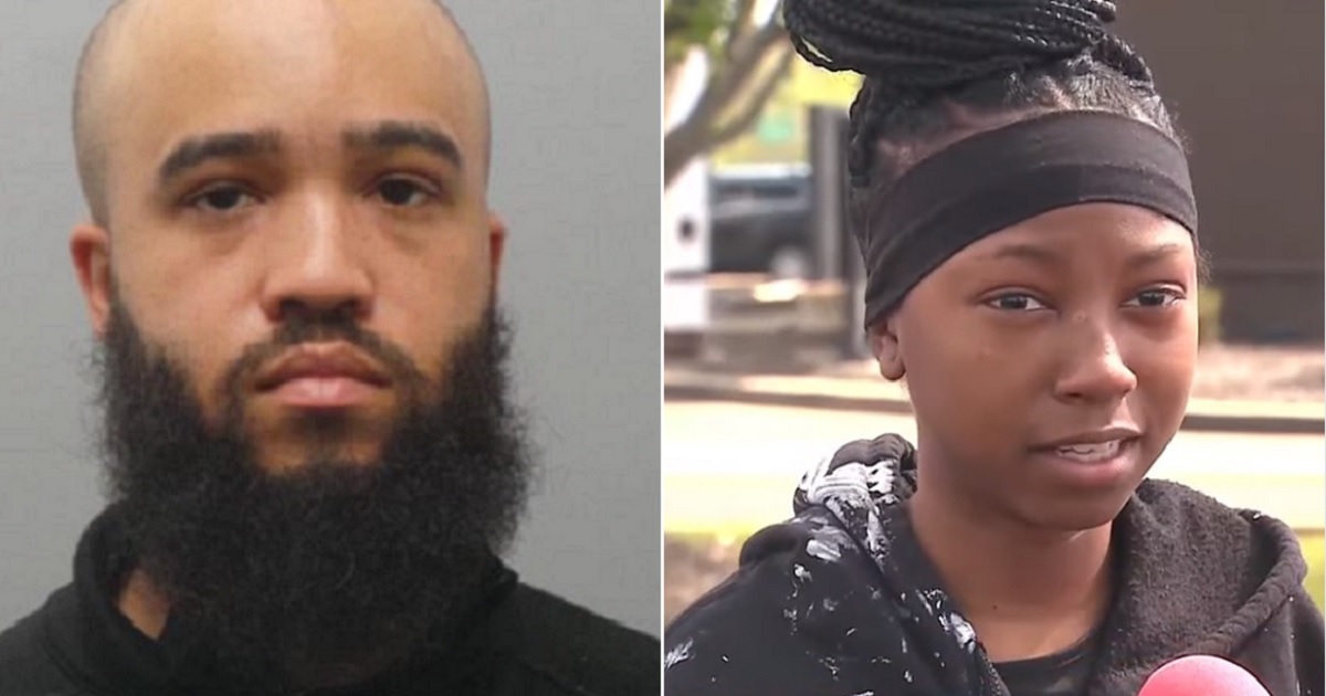 A man identified as 25-year-old Johnny Ricks, left, has been charged with assault on 15-year-old Aryiah Lynch outside a McDonald's in St. Louis County, Missouri.