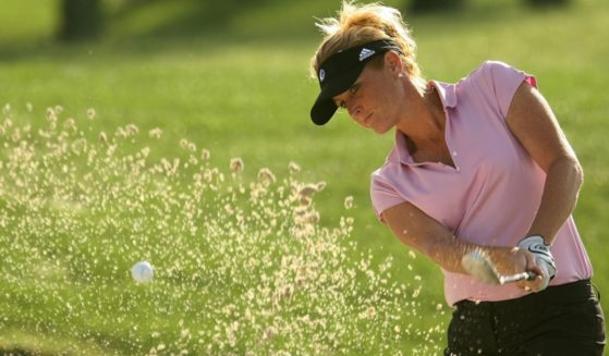 The late Golf Channel personality Stephanie Sparks is pictured in a 2008 file photo from the Ginn Open at Reunion Resort in Reunion, Florida.