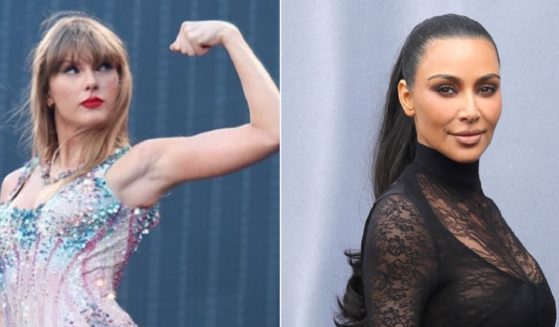 Pop megastar Taylor Swif, left in a February concert in Melbourne, Australia, has reignited her feud with fellow celebrity Kim Kardashian, pictured, right, in a March photo from Paris Fashion Week.