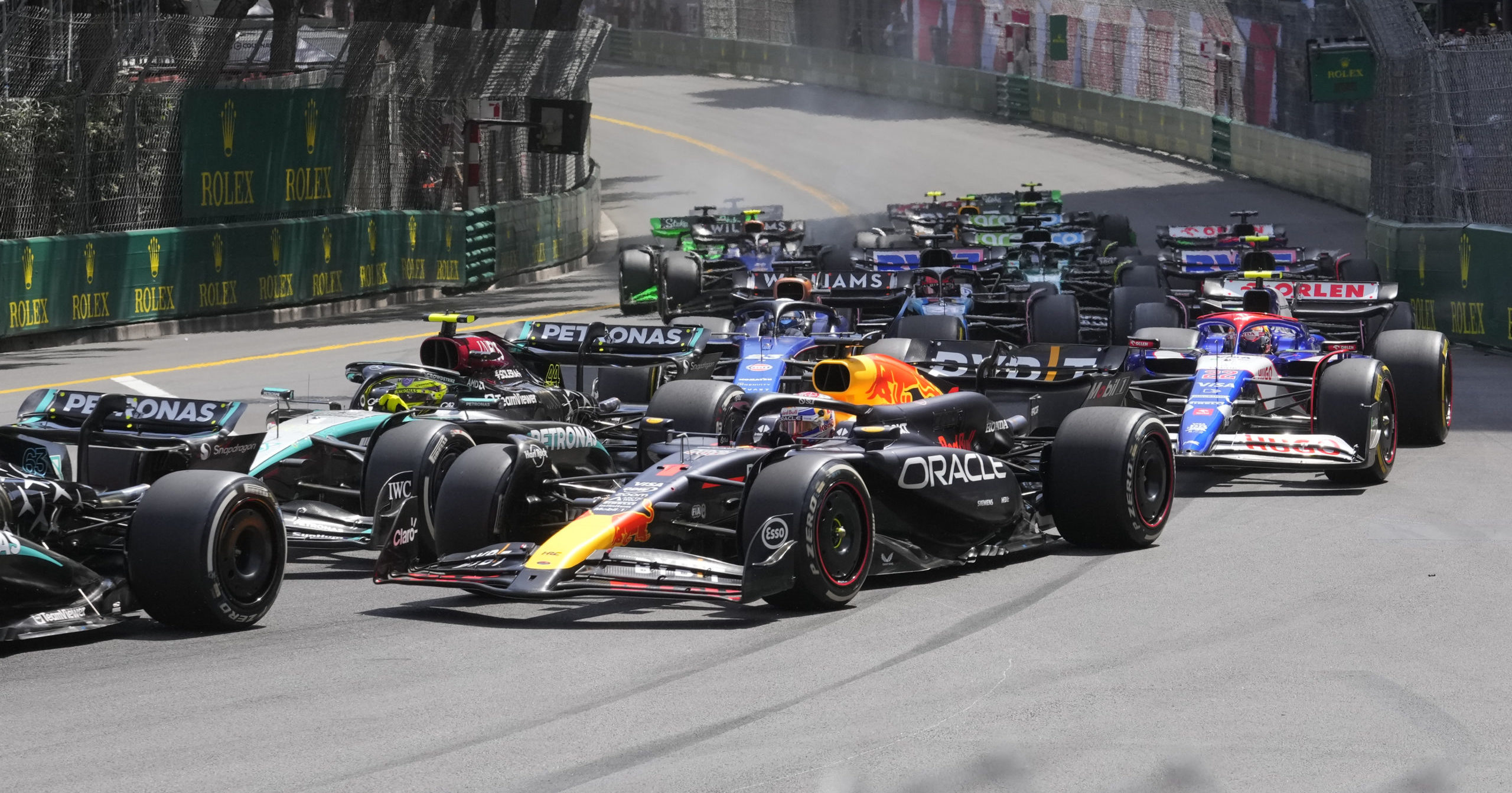 Multi-Car Collision Causes Abrupt End to Monaco GP Race