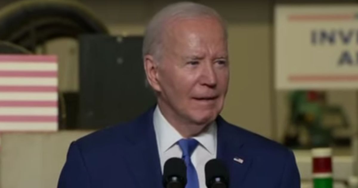 President Joe Biden not only appeared to make another gaffe -- evidently reading stage instructions from the teleprompter -- but the tale he was spinning was reportedly false.