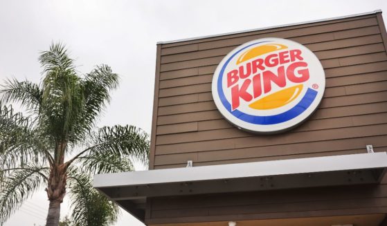 The Burger King logo is displayed at a Burger King fast food restaurant on January 17, 2024, in Burbank, California.