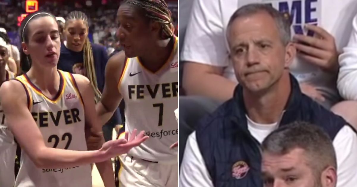 Watch as Caitlin Clark faces challenges in her WNBA debut, triggering a live reaction from her father on air