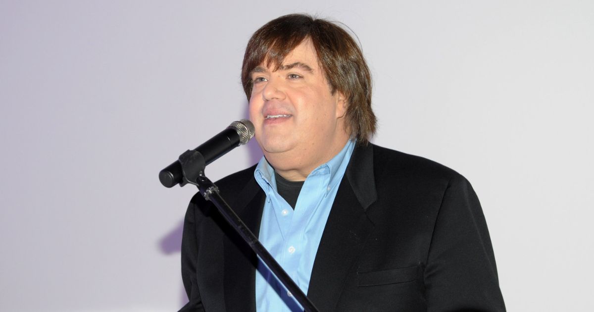 Infamous Nickelodeon producer Dan Schneider speaking at the premiere for "iParty with Victorious" in 2011 in Los Angeles.