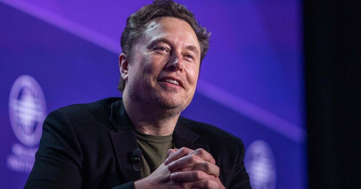 Elon Musk, co-founder of Tesla and SpaceX and owner of X Holdings Corp., speaks at the Milken Institute's Global Conference in Beverly Hills, California, on May 6.