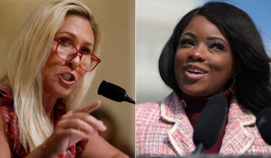 Although Rep. Marjorie Taylor Greene, left, has been blamed for the chaos in the House Oversight Committee last week, Rep. Jasmine Crockett, right, has now trademarked her insult.