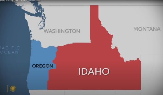 The proposed change would re-draw state lines to bring 14 Oregon counties into Idaho.
