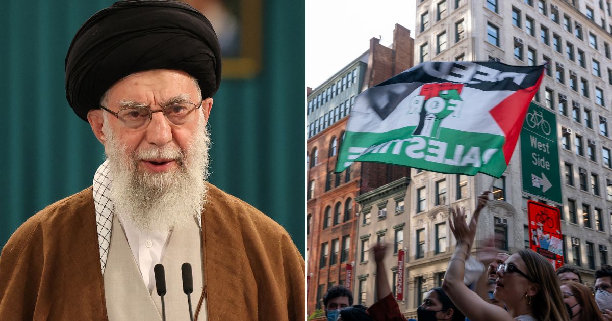 Iran's Supreme Leader Ayatollah Ali Khamenei offered words of encouragement to U.S. college protesters.