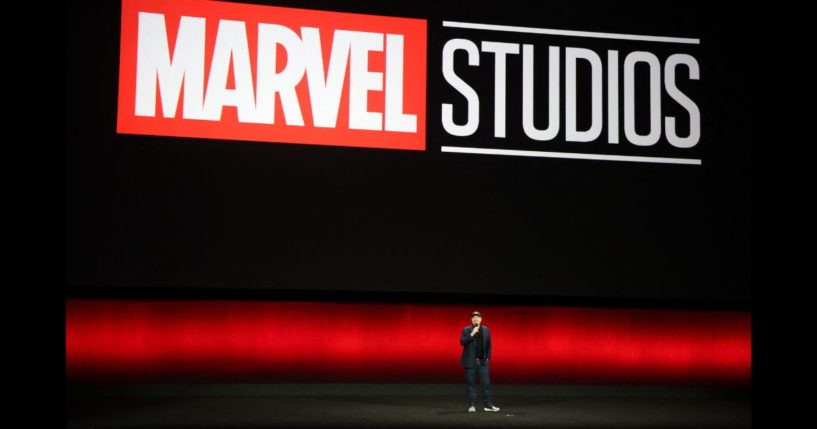 President of Marvel Studios Kevin Feige onstage at CinemaCon 2024 in Las Vegas, Nevada.