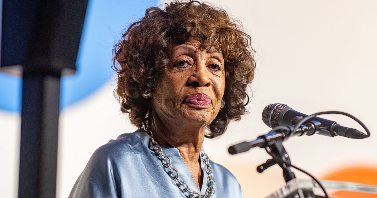 Rep. Maxine Waters speaks during the Young, Gifted, and Black: the 50th Anniversary of Hip-Hop panel at the Congressional Black Caucus Foundation Annual Legislative Conference in Washington, D.C., on Sept. 22, 2023.