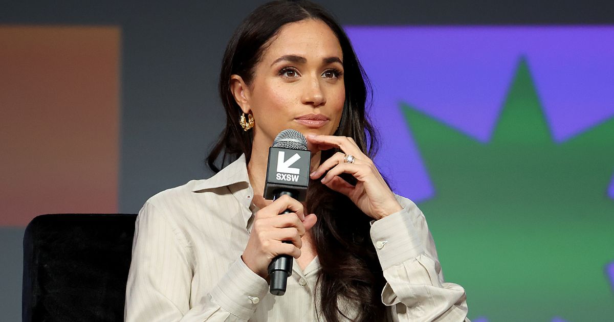 Meghan, Duchess of Sussex, speaks onstage during the Breaking Barriers, Shaping Narratives: How Women Lead On and Off the Screen panel during the 2024 SXSW Conference and Festival in Austin, Texas, on March 8.