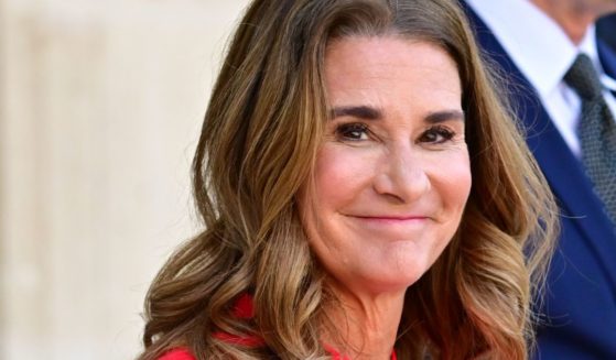 Melinda French Gates arrives for a meeting at the Elysee Palace in Paris amid the New Global Financial Pact Summit on June 23.