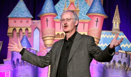 Animator John Musker speaks during Princess Tiana's official induction into the Disney Princess Royal Court at The New York Palace Hotel on March 14, 2010.