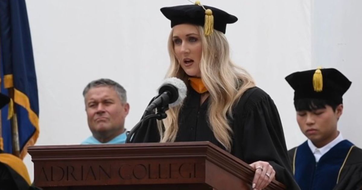 Riley Gaines Criticizes College Administrator for ‘Cowardly’ Act During Graduation Speech