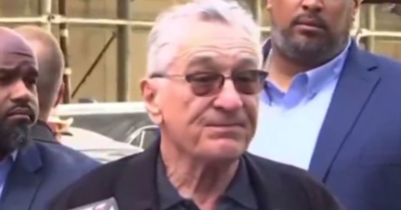 On Tuesday, Robert De Niro joined the Biden campaign team to give an anti-Trump speech outside the Manhattan courthouse where Trump's trial was concluding.