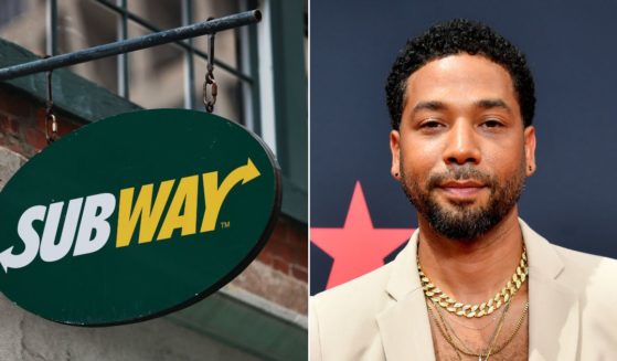 A Subway sandwich shop made famous when actor Jussie Smollett, right, made a late-night purchase there in 2019 is back in the news.