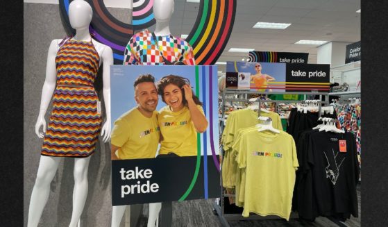 "Pride Month" merchandise is displayed at a Target store on May 31, 2023, in San Francisco, California. Target pulled some of its Pride Month merchandise from stores or moved the seasonal displays to lesser seen areas of their stores to avoid conservative backlash last year. This year, the company announced the scaled-back selection of merchandise will only be available in select stores.