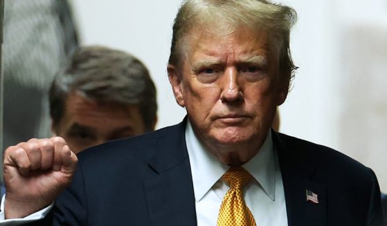 Former President Donald Trump returns to the courtroom for additional juror questions during his criminal trial at Manhattan Criminal Court in New York City on Wednesday.