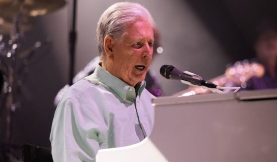 Legendary musician Brian Wilson performs at the Kia Forum in Inglewood, California, on June 9, 2022.