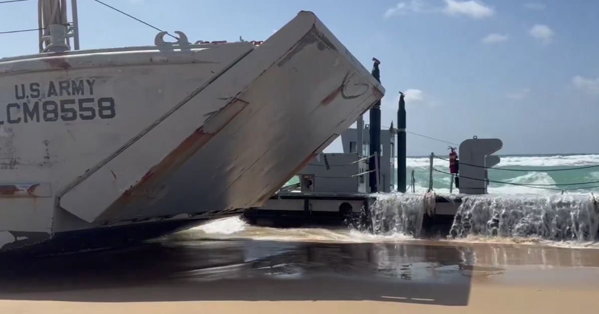 Biden’s Gaza Pier collapses; US military ships beached during recovery attempt