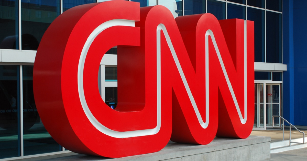 CNN's logo outside its corporate headquarters in Atlanta.