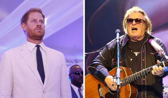 (L) Prince Harry, Duke of Sussex, and Meghan, Duchess of Sussex (not pictured) visit Nigeria Unconquered, a charity organisation that works in collaboration with the Invictus Games Foundation, at a reception at Officers’ Mess on May 11, 2024 in Abuja, Nigeria. (R) Singer & songwriter Don McLean performs at the Ryman Auditorium on May 12, 2022 in Nashville, Tennessee.