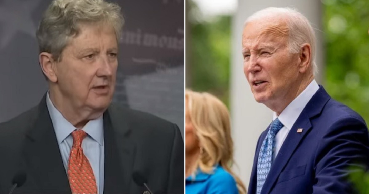 ‘Biden Is Scared to Death’ – Sen. John Kennedy Calls Out President’s Fear of Going Against ‘Hamas Wing’