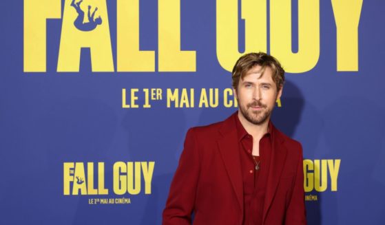 Ryan Gosling attends the "The Fall Guy" Premiere at UGC Normandie on April 23, 2024 in Paris, France.