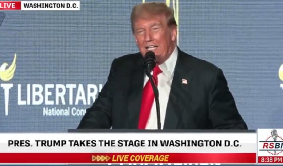 Former President Donald Trump defied the boos from a crows at the Libertarian National Convention on Saturday in Washington.