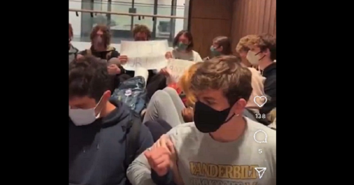 A sit-in in the chancellor's office at Vanderbilt University on March 26 led to the expulsion of three students.