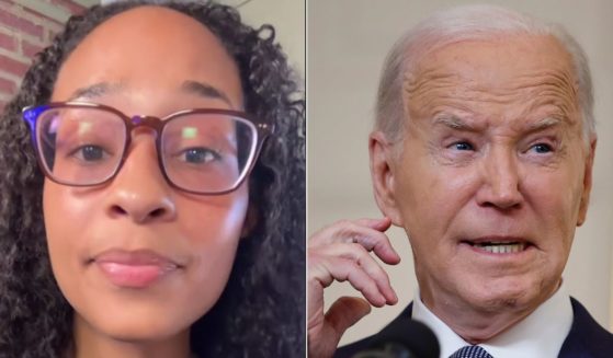 President Joe Biden's, right, campaign TikTok account put out a video, left, calling former President Donald Trump racist; however, the comment section seemed more concerned with the real issues facing Americans.