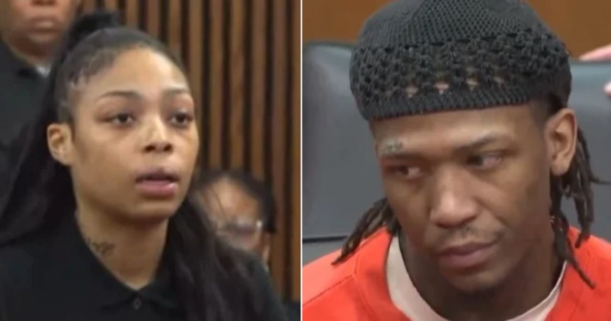 Courtroom stunned as slain baby’s mother defends son’s killer