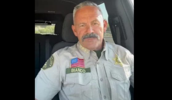 Chad Bianco, the sheriff of Riverside County, California.