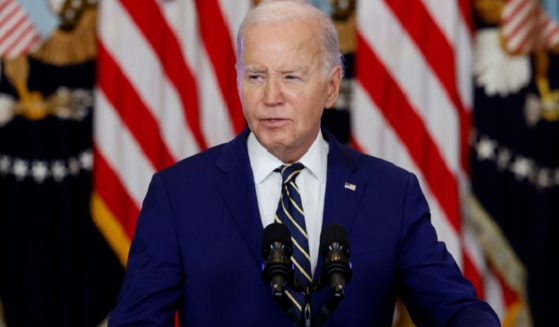 President Joe Biden, pictured announcing new executive action on the southern border on Tuesday at the White House.
