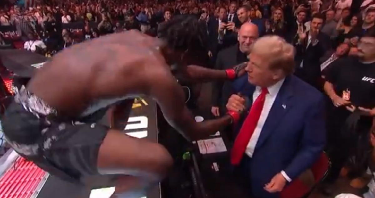 Watch: UFC Fighter Celebrates with Trump After Impressive Comeback Win