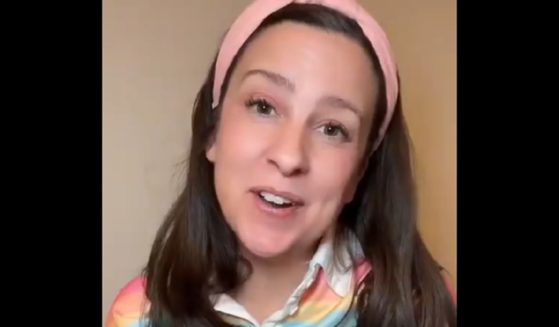 Rachel Accurso, of the "Ms. Rachel - Toddler Learning Videos" YouTube channel, is pictured in a TikTok video published Saturday.