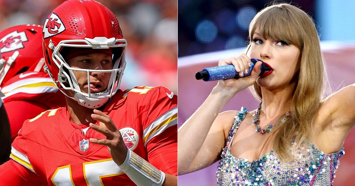 NextImg:More Involvement? Patrick Mahomes Says Taylor Swift Is 'Drawing Up Plays,' And They Might Use One