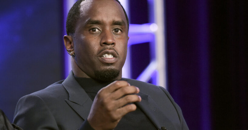 Sean "Diddy" Combs participates in "The Four" panel during the FOX Television Critics Association Winter Press Tour in Pasadena, California, on Jan. 4, 2018.