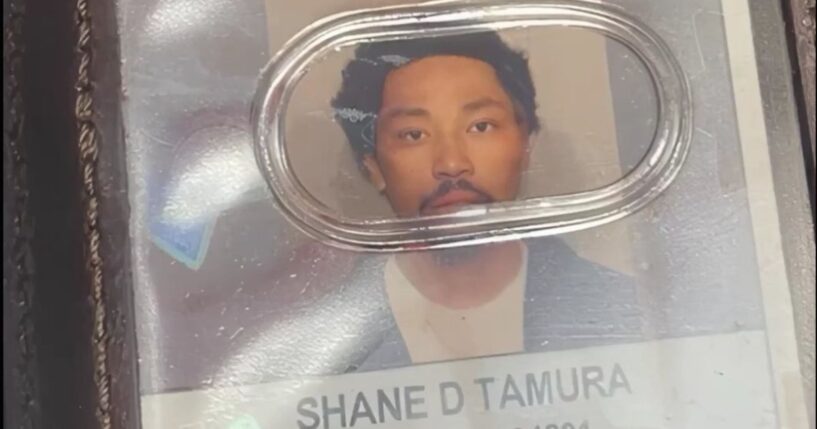 The concealed firearms permit for Manhattan shooter Shane Tamura is pictured.