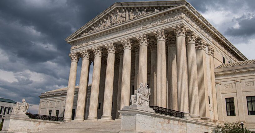 The U.S. Supreme Court building is pictured in Washington, D.C.