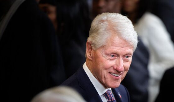 Former President Bill Clinton exits the East Room of the White House following a Medal of Freedom ceremony on Jan. 4, 2025, in Washington, D.C.