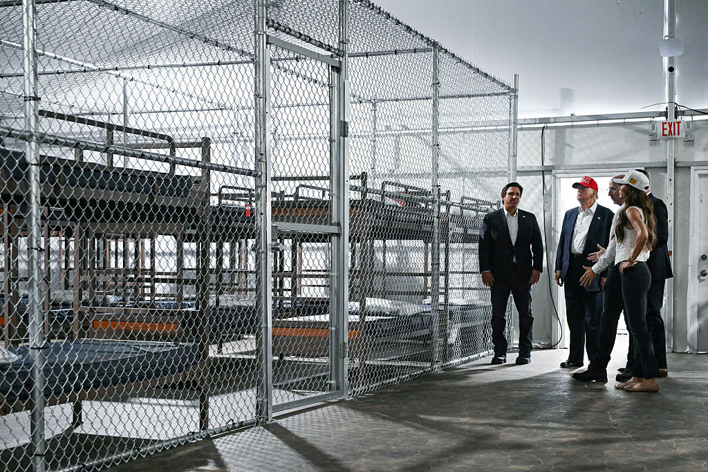 MAGA leaders view a housing facility