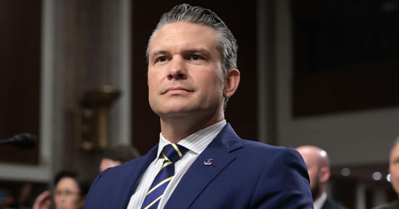 Secretary of Defense Pete Hegseth testifies before the Senate Armed Services Committee on June 18 in Washington, D.C.