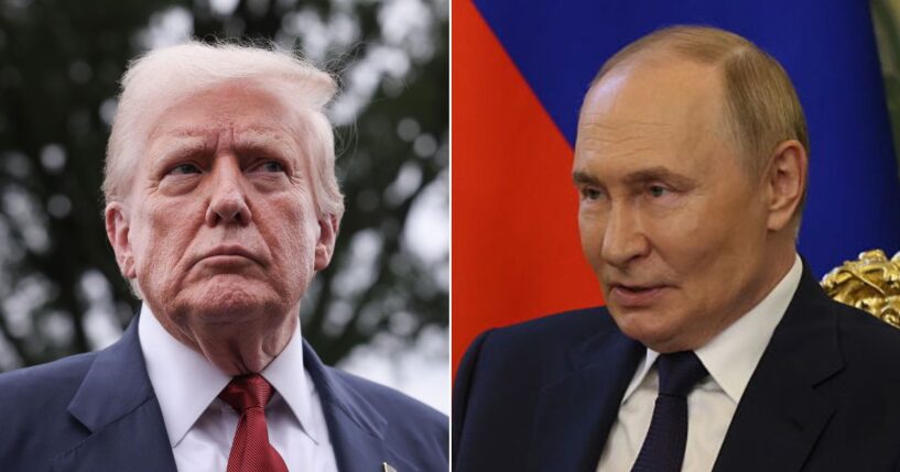 President Donald Trump announce that he will meet Russian President Vladimir Putin next Friday in Alaska.