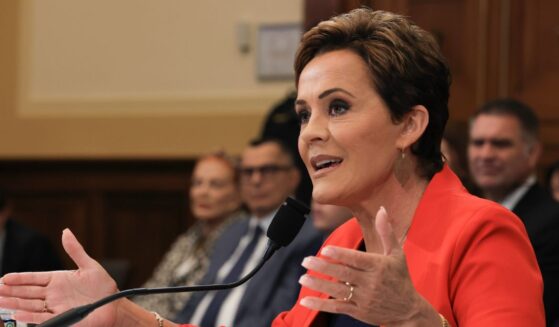Senior Advisor for the U.S. Agency for Global Media Kari Lake speaks during a House Committee on Foreign Affairs hearing on June 25, 2025, in Washington, D.C.