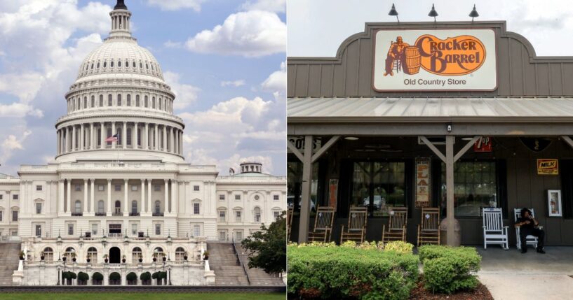House Republicans are working to extol the virtues of the One Big Beautiful Bill Act by referring to the "working families tax cut" portion of the bill, but Democratic Rep. Gwen Moore claims that this is akin to Cracker Barrel's failed attempt at rebranding earlier this summer.