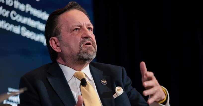 Deputy Assistant to the President and Senior Director for Counter Terrorism Sebastian Gorka looks on during the Semafor World Economy Summit 2025 at Conrad Washington on April 23, 2025, in Washington, D.C.
