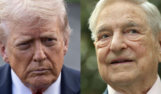President Donald Trump said that conduct from George Soros and his organizations could fall under federal RICO charges.