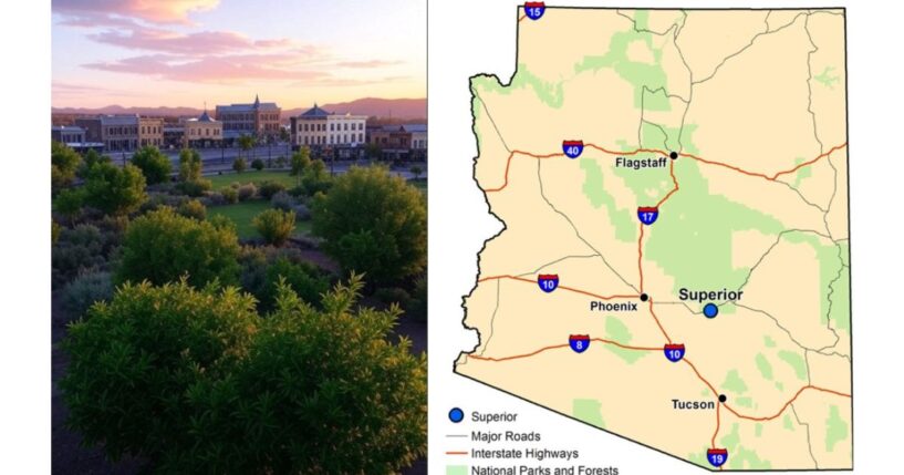Boom towns could be popping up across the United States - one in Superior, Arizona.
