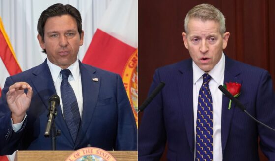 On Wednesday, former Florida House Speaker Paul Renner announced he would enter the 2026 gubernatorial race, but Gov. Ron DeSantis, right, called it an "ill-advised decision."